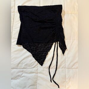 Black Lace Tube Top